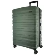 Pierre Cardin 4 Wheel Medium Hard-Shell Suitcase Travel Luggage 70cm Moss