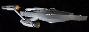 Valley Forge Class Starfleet Cruiser Wood Model Free Ship