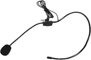 Milisten Microphone Props Plastic Microphone Stage Mic Prop Costume Fake Headset Costume Accessories Stage Mics for Plays Fake Mic Headset Black Plastic