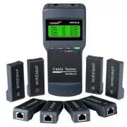 Network Cable Tester RJ45 LAN Length Cable Tester Meter Cat5, Cat6 5e 6e Locate