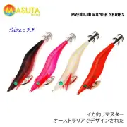4 Pcs Masuta 3.5 Pack [Bundle] egi fishing lure tackle squid jig glow uv