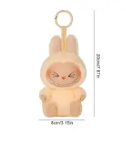 The Monsters Labubu Sit-Down Party Series Anime Figure Heart-Moving Macaron Doll