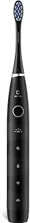 Oclean Electric Toothbrush Flow, 180 Days Battery Life Sonic Electric Toothbrush for Travel, 5 Modes Sonic Toothbrush with IPX7 Waterproof for 2-Minute Timer Teeth Brushing, Black