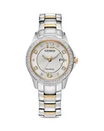 Citizen Eco Two Tone Stainless Steel Watch, 30.5mm