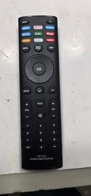 Universal Remote Control For Vizio VZ-7LC - Black Replacement Remote- Vizio TVs