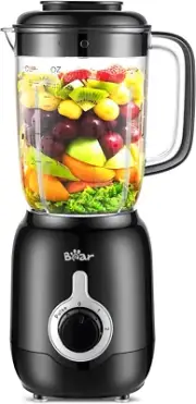 Blender, 2024 New 700W Smoothie Countertop Blender with 40Oz Blender Cup for Sha
