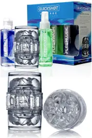 FleshLight Quickshot Vantage Masturbator Combo Pack