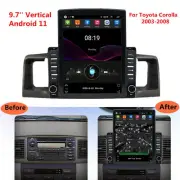 9.7'' Android Car Stereo Radio GPS WIFI 1GB+16GB For Toyota Corolla 2003-2008