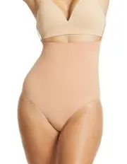 [Ambra] Killer Curve Hi Waisted Hi Cut Shaping Brief in Brown