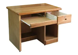 【尚品家具】868-10 馬瑙斯赤陽色3.2尺半實木電腦桌(另有4.2尺、樟木色)/事務桌/工作桌/Desk
