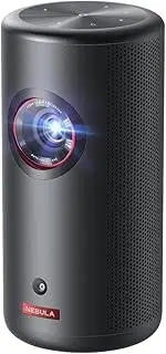 NEBULA Capsule 3 Laser Projector, Upgraded with Google TV and Official Netflix, Mini Smart TV Projector with Wi-Fi, Outdoor Portable Projector, Dolby Digital, 120-Inch Screen, 2.5H Built-in Battery