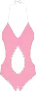 [GRRKDFQ] Women'S Lingerie Sets V-Neck Backless Open Crotch Jumpsuit
