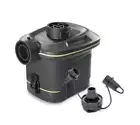 Intex Quickfill Battery Air Pump w/ Nozzles for Inflatable Swimming Pool Bed Toy