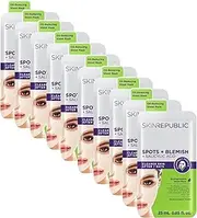 [Skin Republic] 10 Pack Spots + Blemish Face Mask Sheet