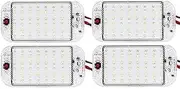12V LED RV Lights with ON/Off Switch - 5W Daylight 500LM, Interior Lighting for RV Van Trailer Camper Boat - Pack of 4