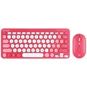 Bonelk KM-383 Wireless Keyboard and Mouse Combo Red
