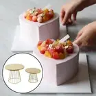 2 Pack Cake Stands Dessert Serving Platter Plate Display for Wedding