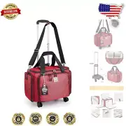 Versatile Trolley Bag for Sewing Machines with 29 Tool Organization Pockets