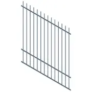 ProtectorAl 0350-1200W x 1500H Deep Ocean Picket Top Pool Fence Panel Raked 16-30º