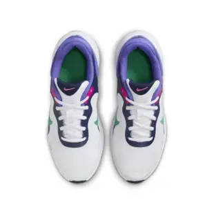 【NIKE 耐吉】慢跑鞋 女鞋 大童 運動鞋 緩震 NIKE REVOLUTION 7 GS 白紫 FB7689-101