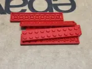 LEGO Parts - Red Plate 2 x 10 - No 3832 - QTY 5