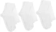[LIFKOME] White Tube Socks 3 Pack for Women Soccer Softball Running Sports Socks Compression Comfort Non-slip Breathable Ergonomic Fit