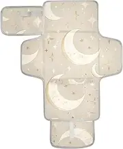 Reusable wipeable Changing pad with Tissue Pocket Portable Diaper Changing pad Infant Travel Station Kit