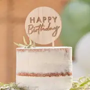Mix It Up Cake Topper Happy Birthday MDF