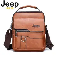 在飛比找蝦皮購物優惠-Jeep buluo 奢侈品牌男士斜挎斜挎包商務休閒手提包男