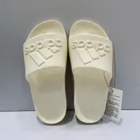 在飛比找蝦皮商城優惠-adidas ADILETTE AQUA 男女款 米色 防水