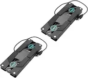 Gaming Laptop Fan Cooler 2 Pcs Foldable Notebook Cooler Anti-Slip Base Cooling Pad for Laptop Self-Cooling Pad