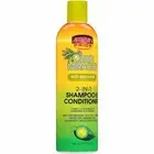 African Pride Olive Miracle 2-in-1 Shampoo & Conditioner Anti-Frizz 12 Oz 3 Pack