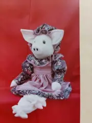 Plush Wood Isabel Pig 4X4 Critter Craft Pattern 407 Closet Country Decor Doll