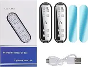 2pieces Wireless USB Rechargeable Led Flashing Light For Car Door Welcome Light ABS Entrance Rails Illuminated