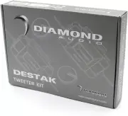 DIAMOND AUDIO DESTAK 1" ALUMINUM CAR TWEETER ADD-ON KIT w/ PASSIVE CROSSOVERS