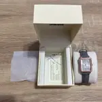 （全新）ANNE KLEIN AK WATCH 女士手錶 方形 鱷魚紋 皮革 灰 手錶 美國 紐約