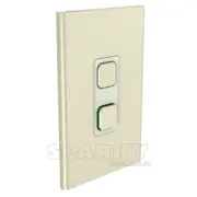 Cooker Switch Clipsal Iconic STYL Switch Cover Plate Crowne - S3041/45C-CE