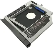 JUTOSHUR 2nd HDD SSD Hard Drive Caddy Compatible with Lenovo Ideapad 320 520 330 with Gray Bezel/Bracket