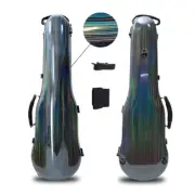 4/4 Violin Case Strong Carbon fiber hard shell Back Straps Muli-Color hard box
