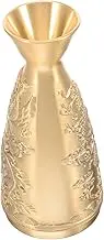 SEWOART Chinese Teapot Style Brass Wine Decanter Suitable for Table Centerpieces