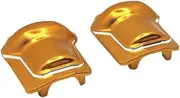 Set of 2 Front Rear Bridge Axle Covers for 1:10 R1001 RC Vehicles, Gold