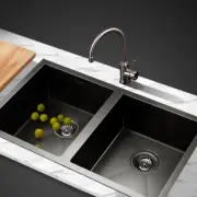 Handmade Undermount Kitchen Nano Sink Stainless Steel Heavy Duty Nano Coated
