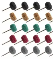 x20 Finishing Brush fit dremel Scouring Pad Abrasive Wheel Grinding Sanding grit