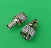 (2 PCS) UHF PL259 Male to BNC Female Connector - USA Seller