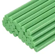 30pcs Mini Hot Glue Gun Sticks 8" x 0.43" for Glue Gun, Deep Green