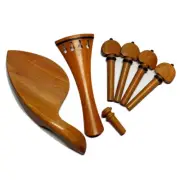 Violin Pernambuco Fitting Tailpiece Chinrest Pegs Endpin New 01#