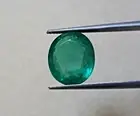 6.76 Ct Natural Emerald Rich Green Oval Shaped Gemstone With Excellent Cut