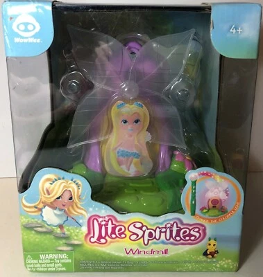 Wowee Lite Sprites Deluxe Playset - Windmill Light Up Your World W/Color NEW