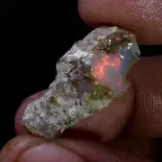 10.90Ct Natural AAA+ Ethiopian "Play-Of-Color" Fire Opal Rough Pleasant Gemstone