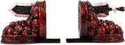 Berserk Bookends Book Organizer for Reading,Book Support Book Stopper Holder Desktop Finishing, Bookshelf for Office Home School Decorative